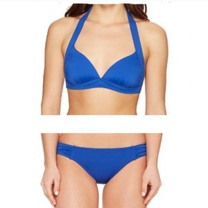 Tommy Bahama Navy Tie Bikini Large Top and Bottom